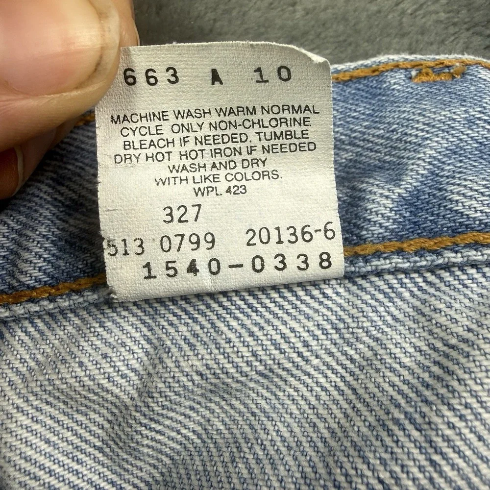 VTG Levis 540 Signature Relaxed Denim Jeans 90s Brown Tab Mens 48 X 32